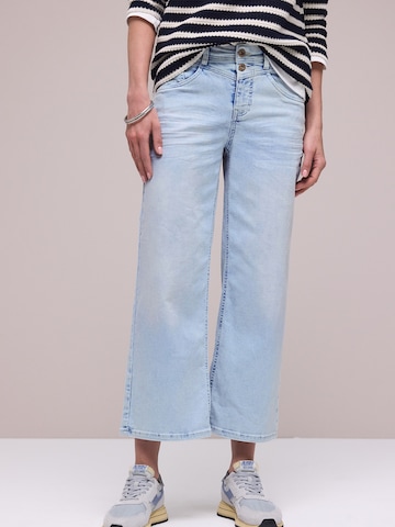 Wide leg Jeans 'Emee' di STREET ONE in blu: frontale