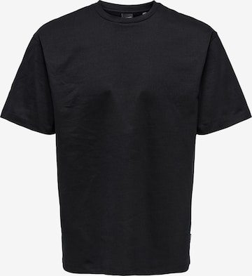 T-Shirt 'Fred' Only & Sons en noir : devant