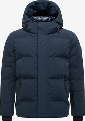 STONE HARBOUR Winterjas 'Nerioo XX' in Blauw: voorkant