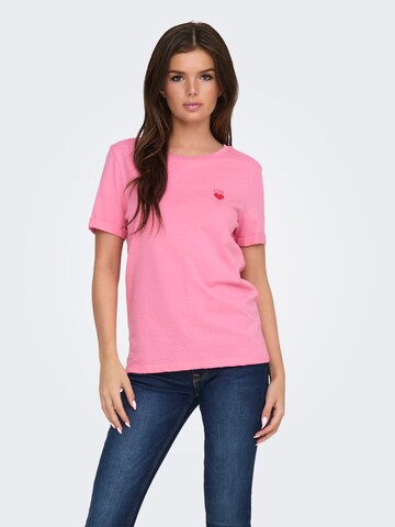 JDY Shirts 'JDYKITTY' i pink: forside