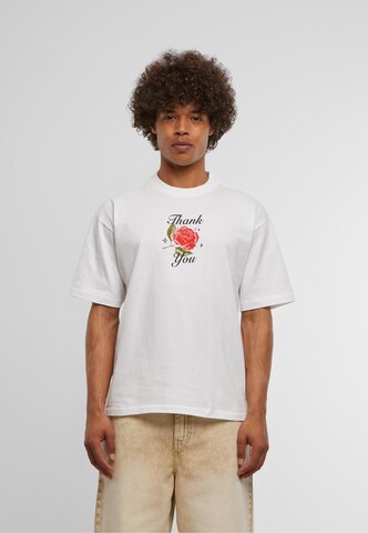 MARKET T-Shirt 'Thank You Nice Day' in Weiß