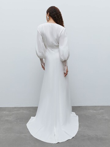 Robe de soirée Fleur by Kaviar Gauche en blanc