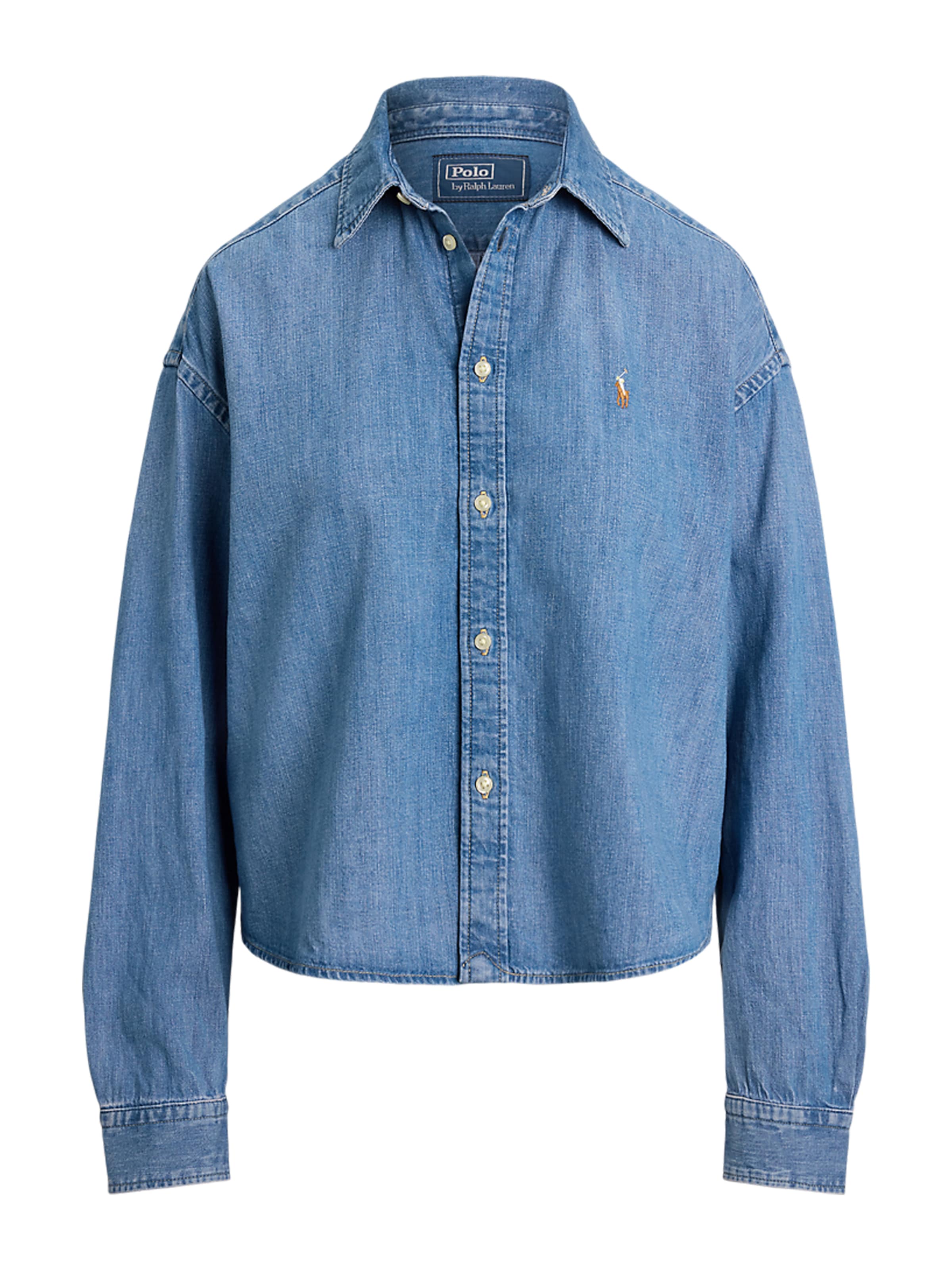 Chemisier Polo Ralph Lauren en bleu : devant