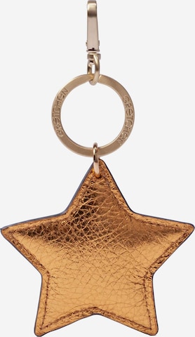 Gretchen Schlüsselanhänger 'Star' in Gold: Vorderseite