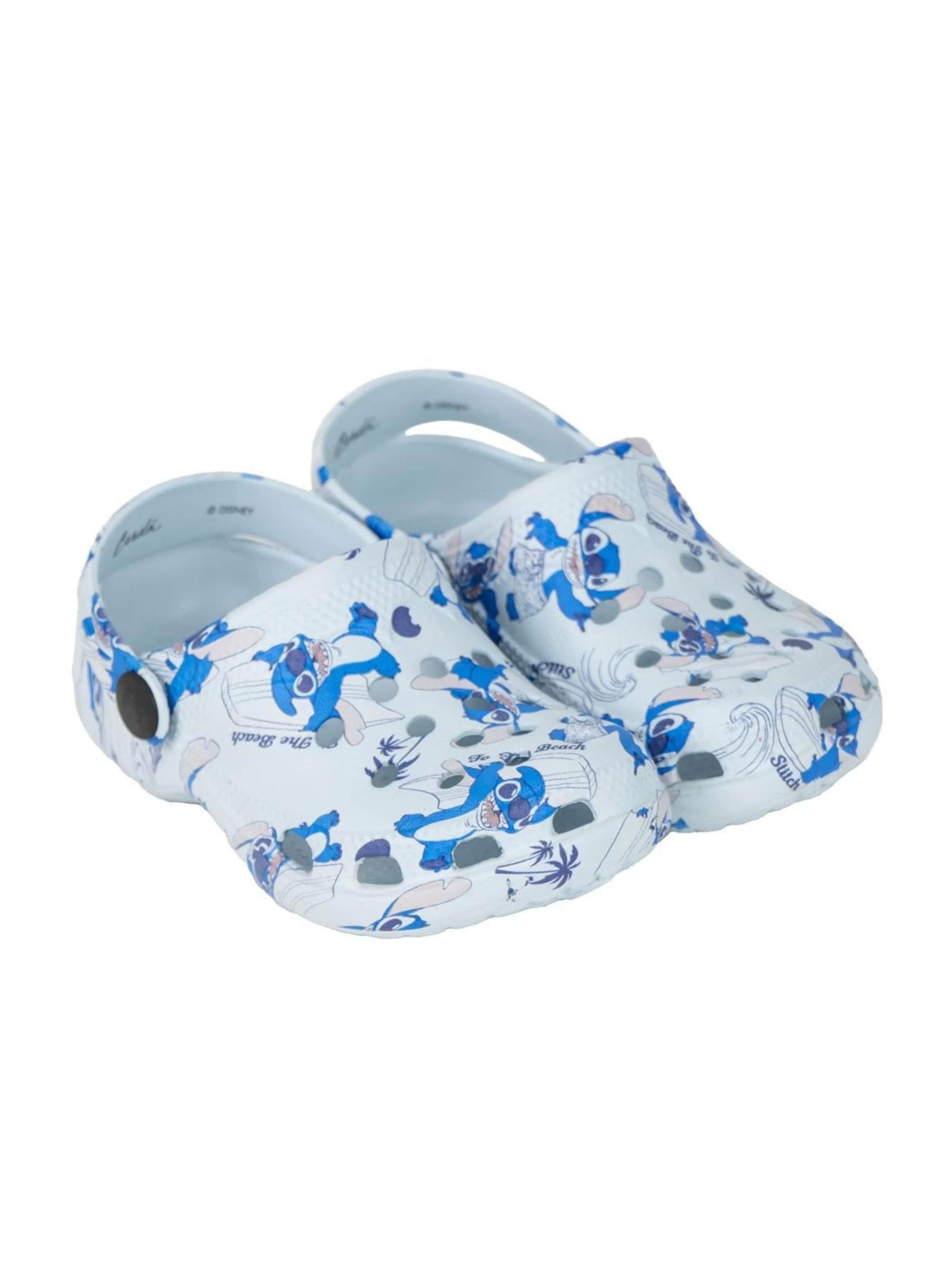 DISNEY Beach & Pool Shoes 'Stitch' in Blue: front