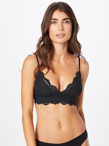 ETAM Triangle Bra 'SUCCESS' in Black: front