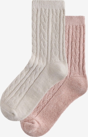 Next Socken in Pink: Vorderseite