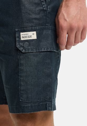 INDICODE JEANS Regular Cargobroek 'INCorry' in Blauw
