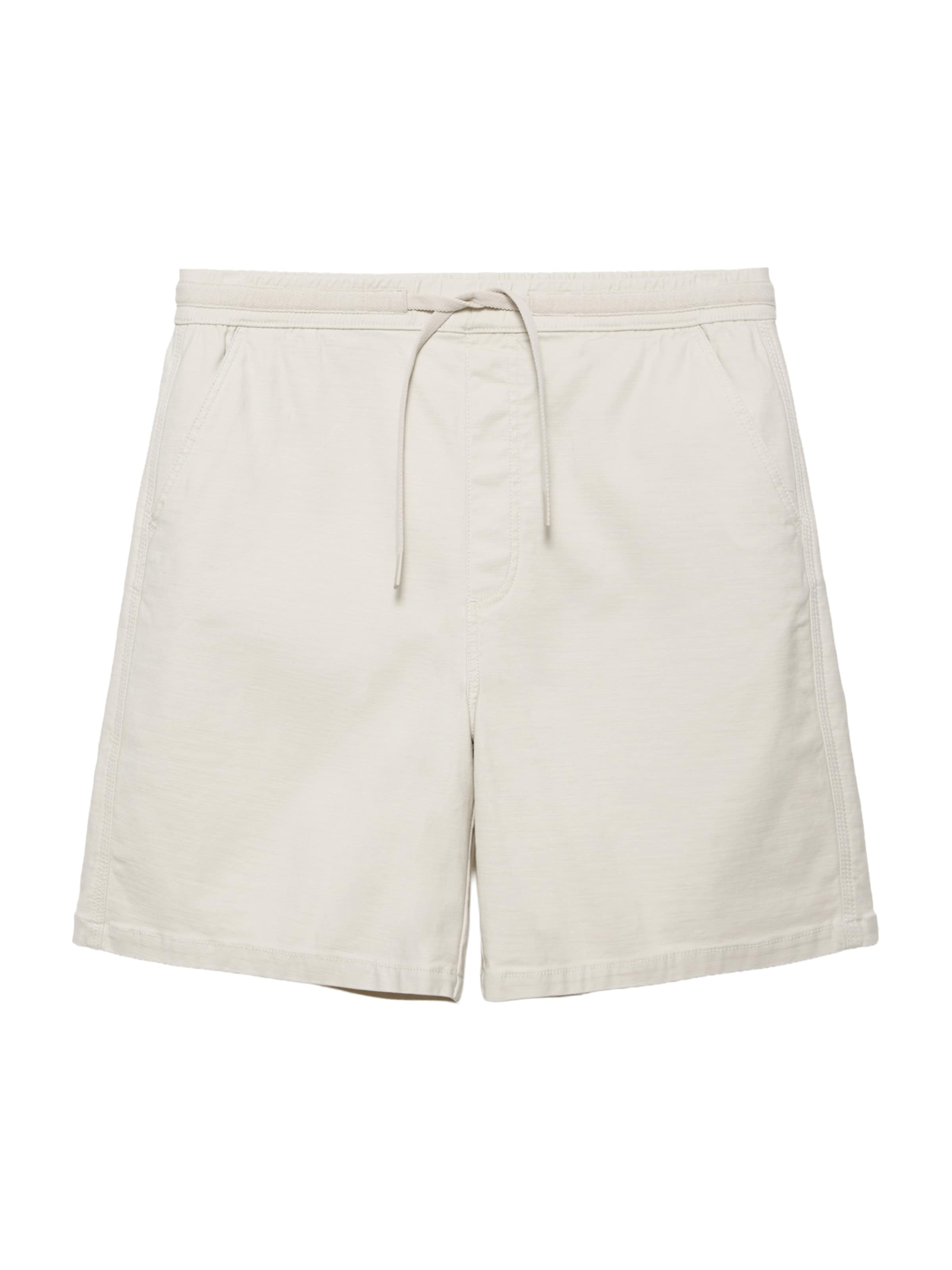 Pull&Bear Housut värissä valkoinen: etupuoli