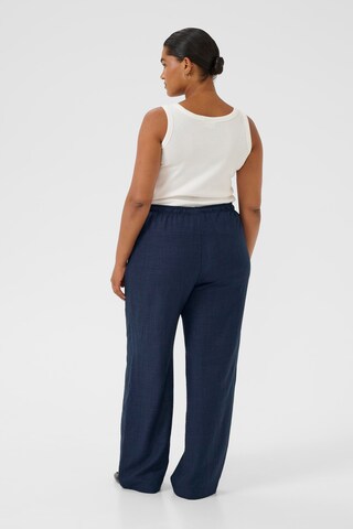 KAFFE CURVE Loosefit Hose 'Ellie' in Blau