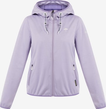 Veste fonctionnelle 'Kianna' Schmuddelwedda en violet : devant