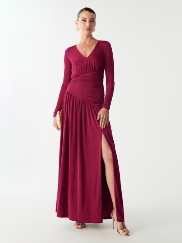 BWLDR Рокля 'Cora' в червено: отпред