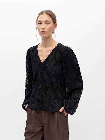 OBJECT Blouse 'OBJLucie Luka' in Black: front