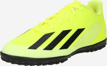 Scarpa da calcio 'CRAZYFAST CLUB' di ADIDAS PERFORMANCE in giallo: frontale