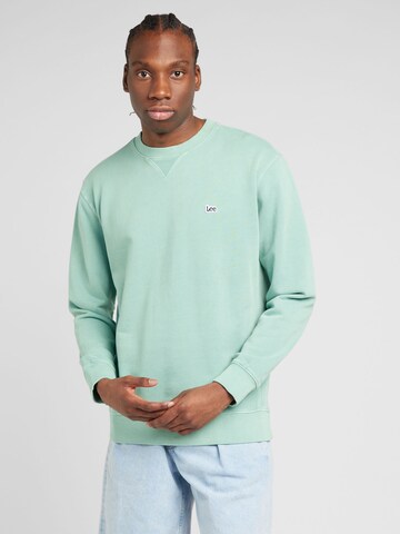 Lee Regular fit Sweatshirt in Groen: voorkant