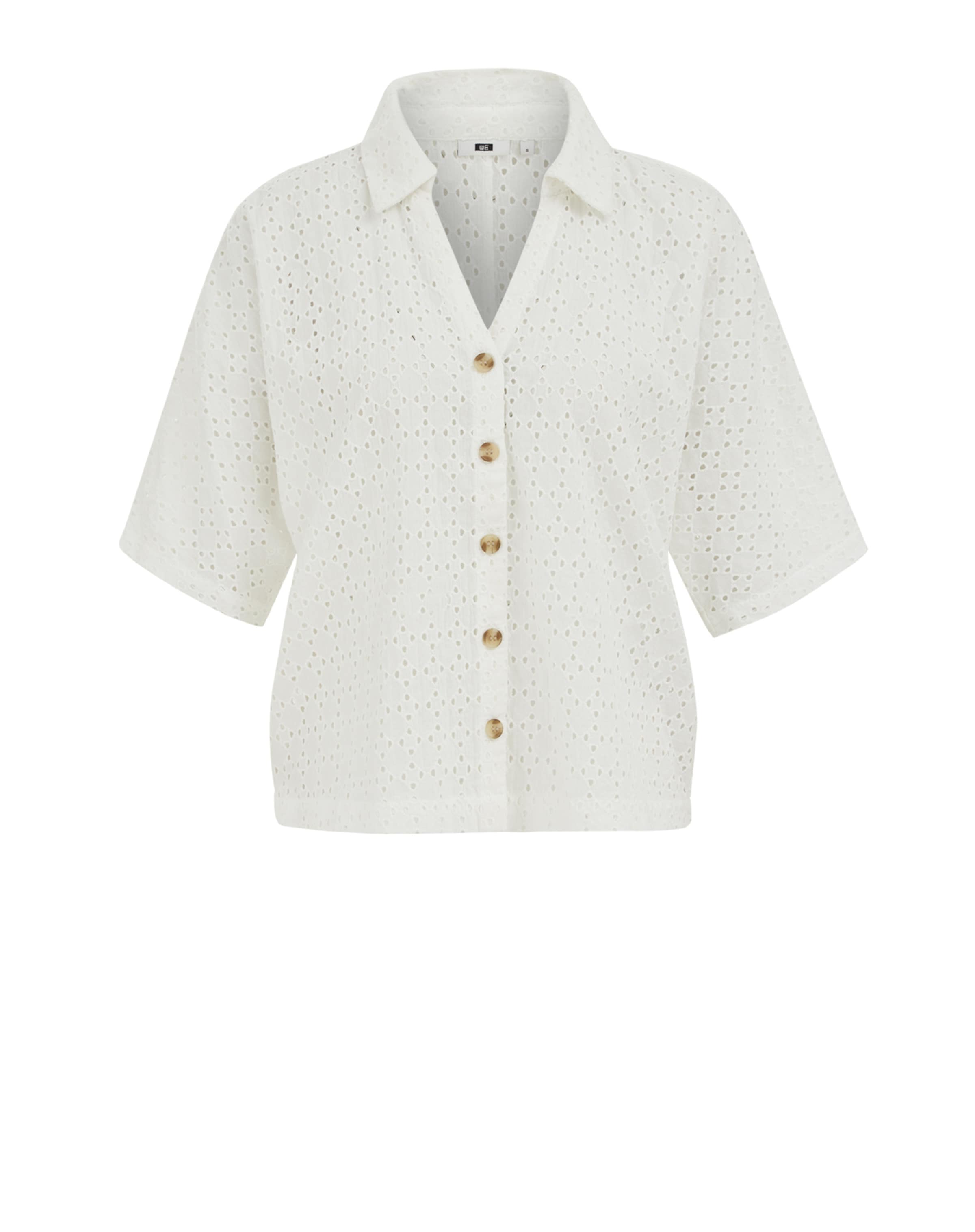 WE Fashion Блузка в Белый: спереди