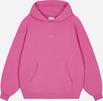 Sweat-shirt 'Boyfriend' OH APRIL en rose : devant