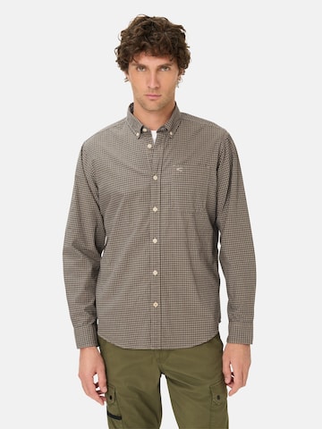 CAMEL ACTIVE Средняя посадка Рубашка в Коричневый: спереди