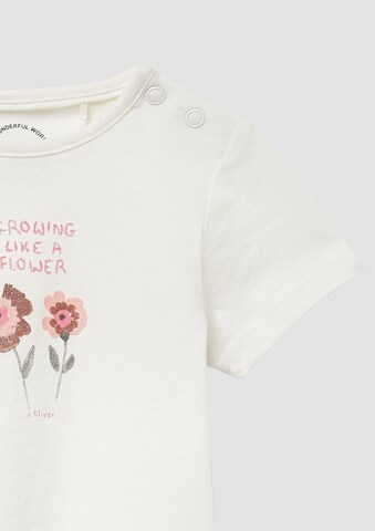 T-Shirt s.Oliver en blanc