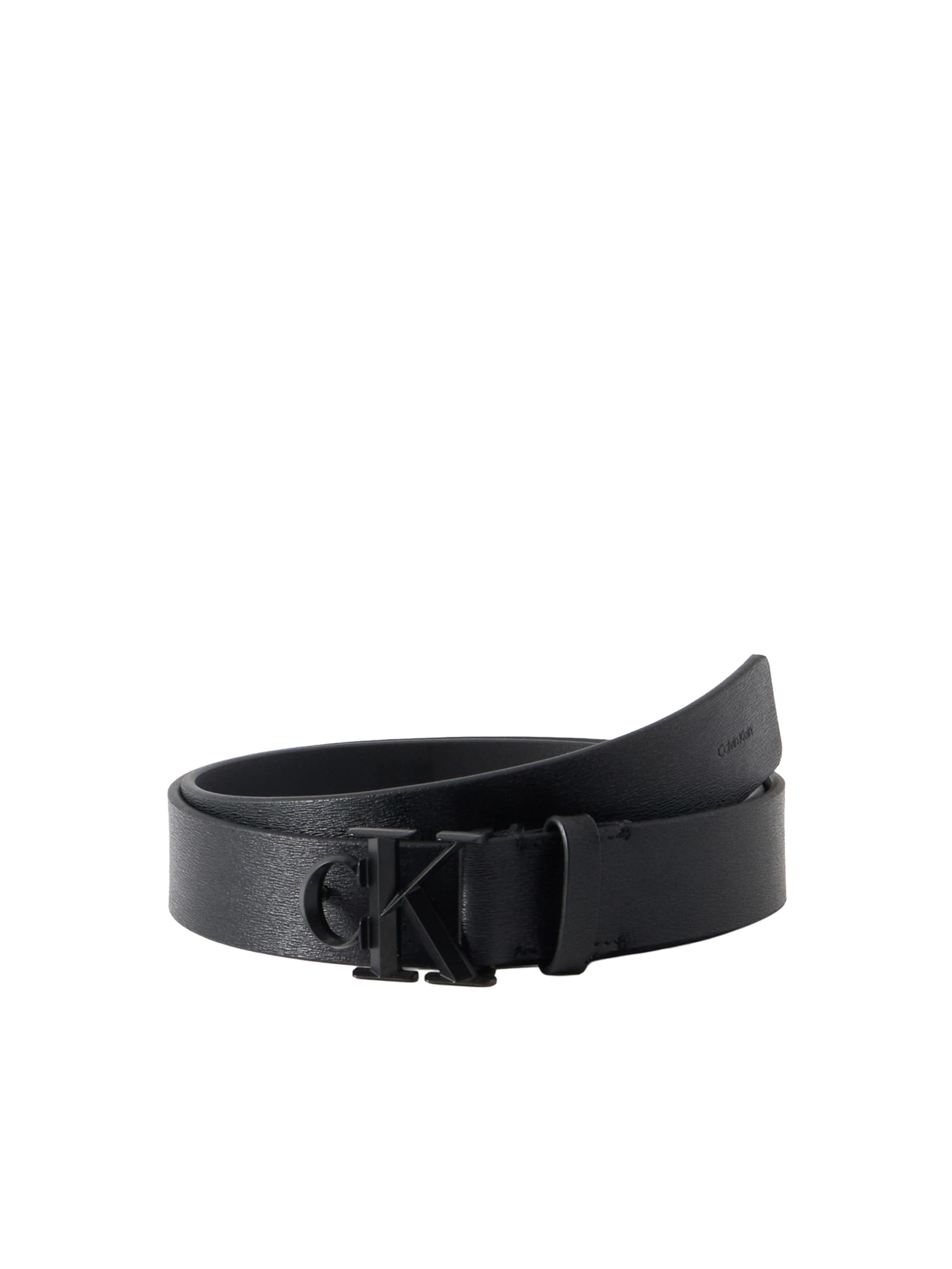 Ceinture Calvin Klein en noir : devant