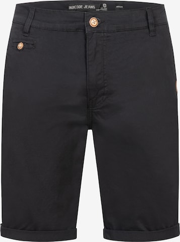 INDICODE JEANS Chino Pants 'Creel' in Black: front