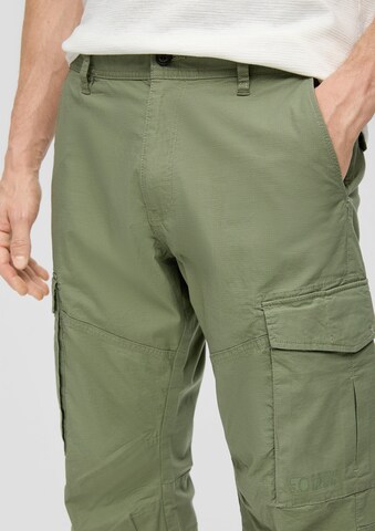 s.Oliver Regular Cargobroek in Groen