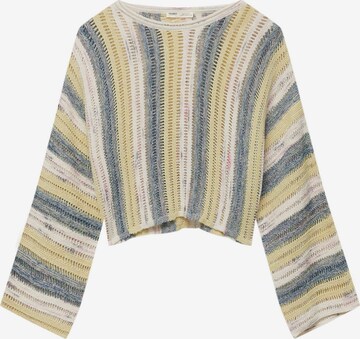 Pull&Bear Sweater in Yellow: front