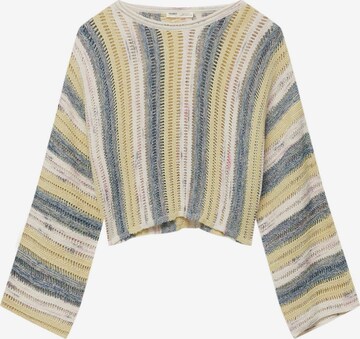 Pull&Bear Pullover i gul: forside