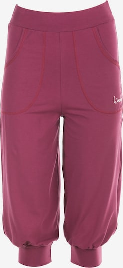 Winshape Sports trousers in Berry / White, Item view
