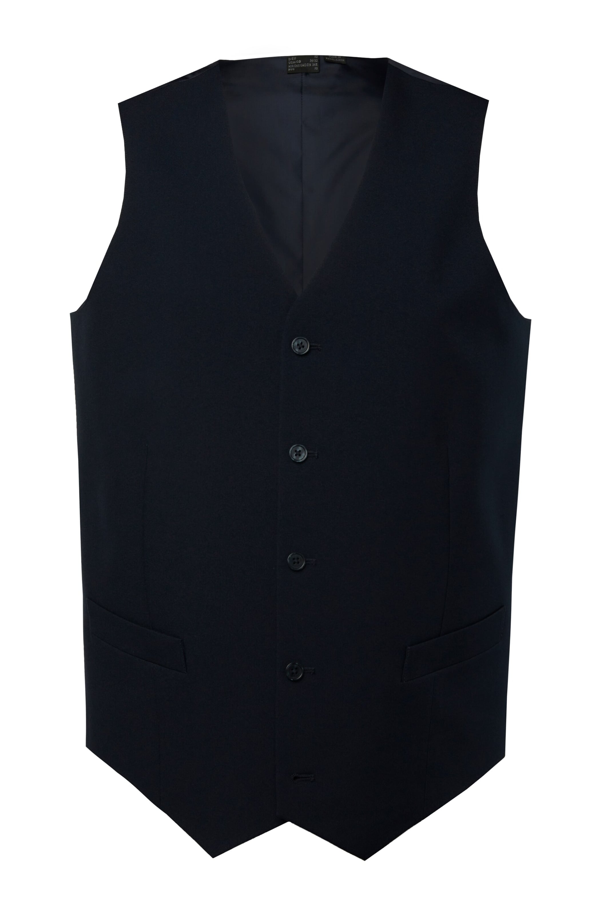 Men Plus Suit vest in Blue: front