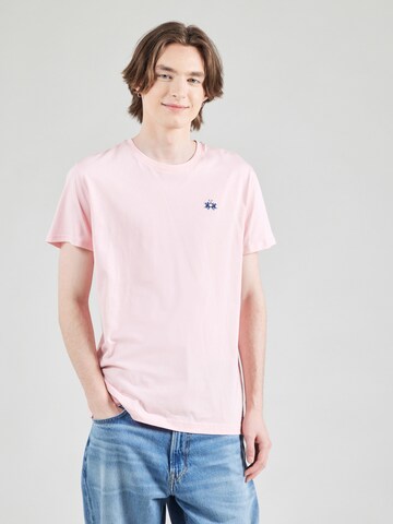 La Martina T-shirt i rosa: framsida
