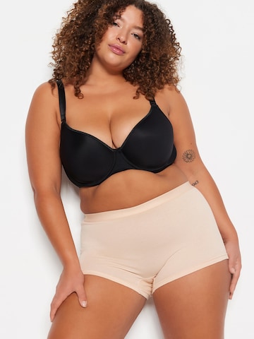 Trendyol Curve Shapingbukser i beige