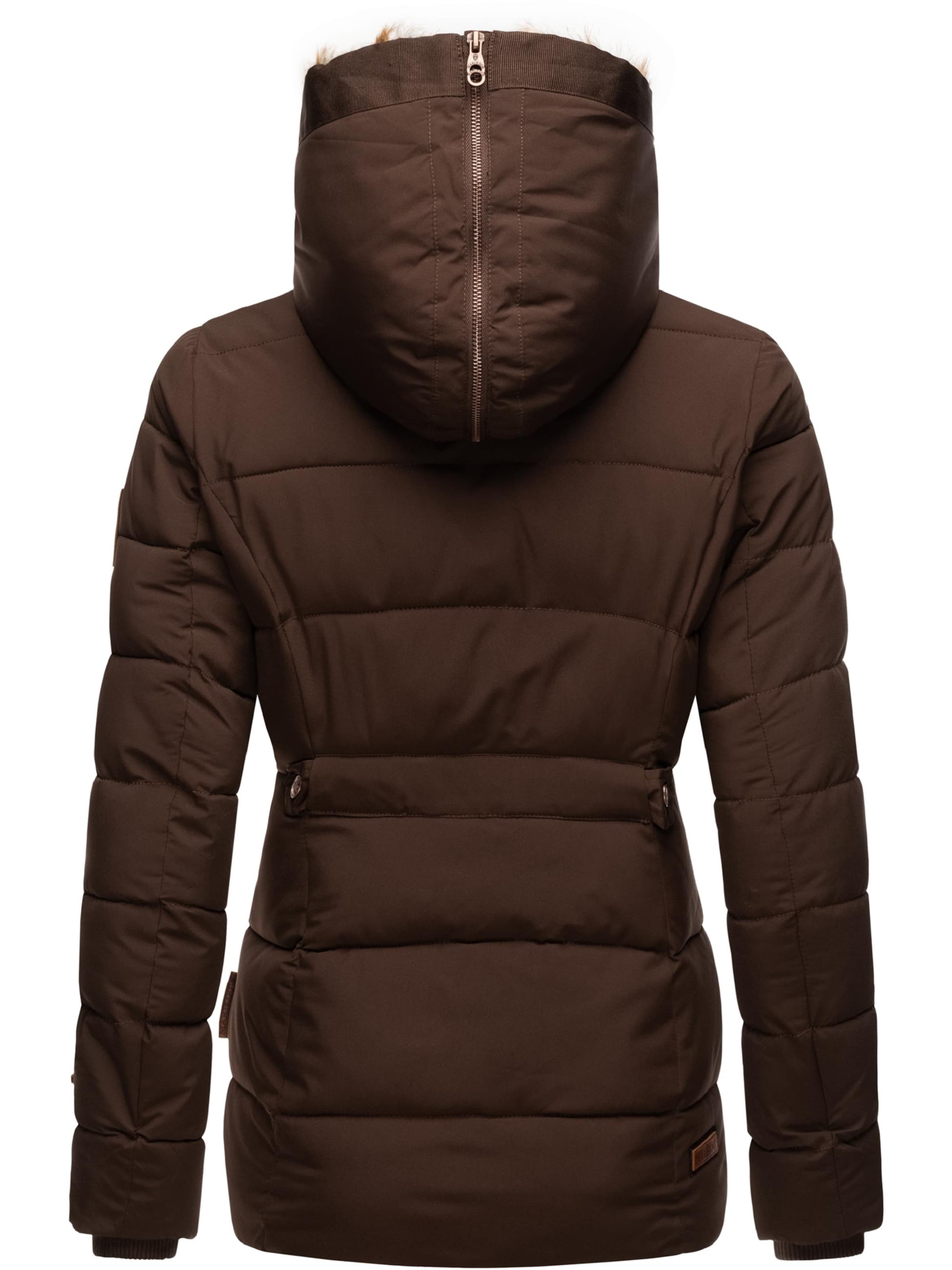 MARIKOO Winter jacket 'Nekoo' in Brown