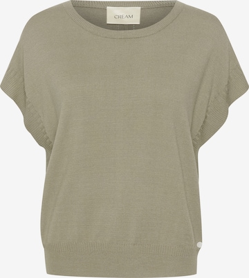 Pullover 'Dela' di Cream in verde: frontale