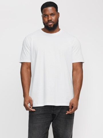 Jack & Jones PlusMajica - bijela boja: prednji dio
