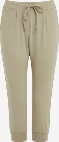 b.young Pleat-Front Pants 'Pandina' in Green: front