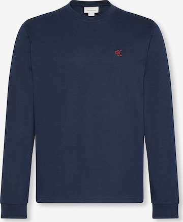 T-Shirt Calvin Klein Jeans en bleu : devant