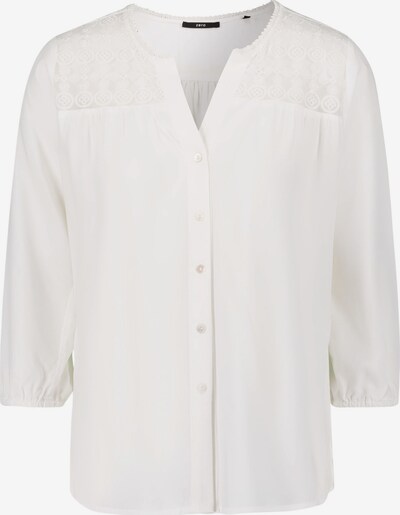 zero Bluse mit Spitze in offwhite, Produktansicht