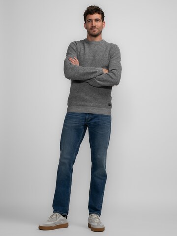 Petrol Industries Pullover 'Eureka' in Grau: Vorderseite