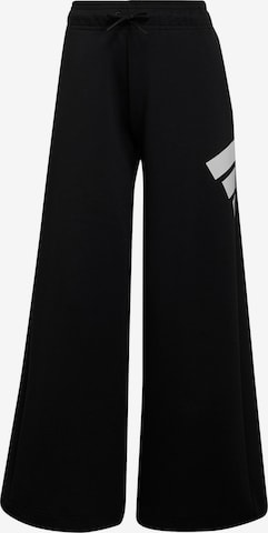 Bootcut Pantaloni sport de la ADIDAS PERFORMANCE pe negru: față