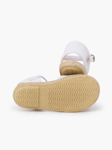 Sandales Pisamonas en blanc