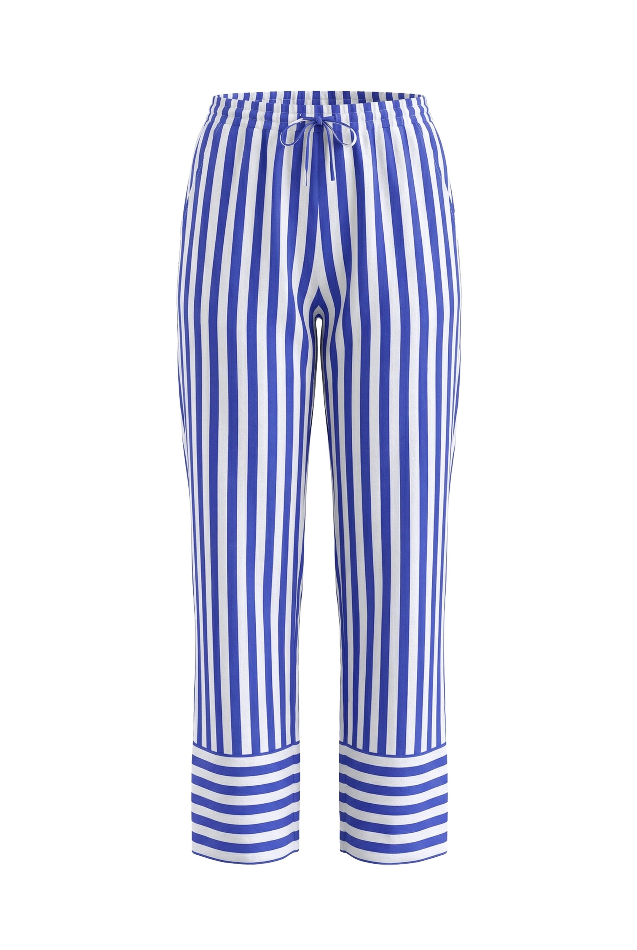 Ulla Popken Regular Pants in Blue: front