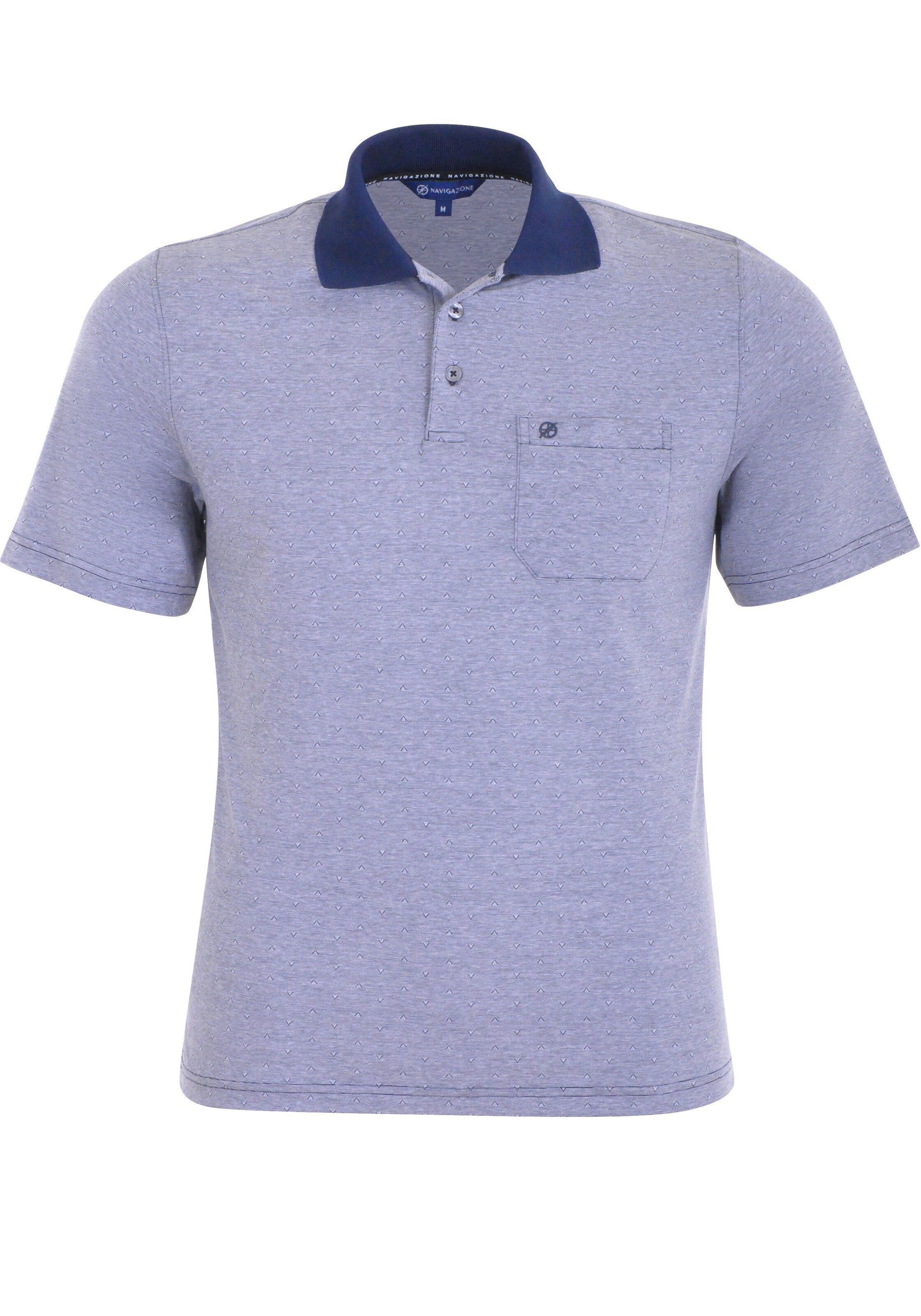 Navigazione Shirt in Blue: front