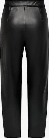 JDY Regular Trousers with creases 'Rex' in Black