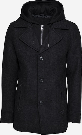 INDICODE JEANS Between-seasons coat 'Adair' in black, Item view