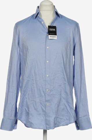 JAKE*S Button Up Shirt in M in Blue: front