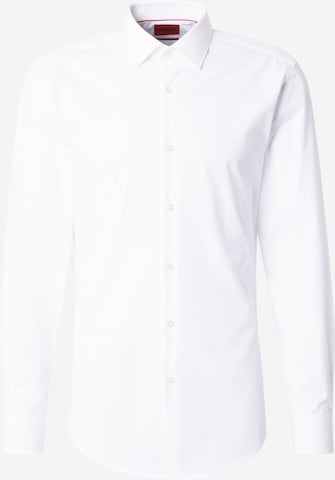 Chemise 'Jenno' HUGO en blanc : devant