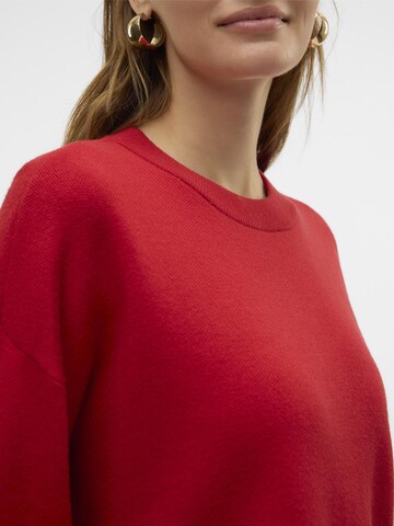 VERO MODA Pullover 'VMGold' i rød