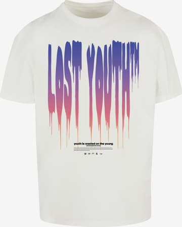 Lost Youth T-shirt i vit: framsida