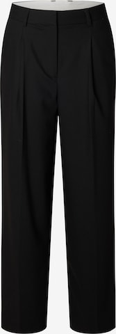 Wide leg Pantaloni con pieghe 'SLWMARA' di SELECTED in nero: frontale